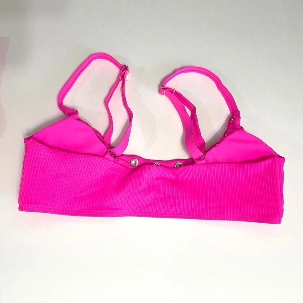 YMI Juniors' Ribbed Grommet Bikini Two-Piece Size Large